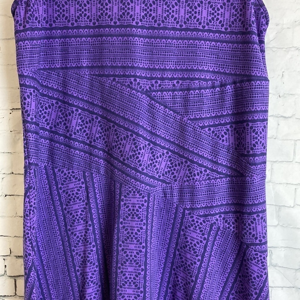 Prana Amelie Active Midi Dress S Diagonal Geometric Print Granola Scandi Girl - Picture 4 of 15